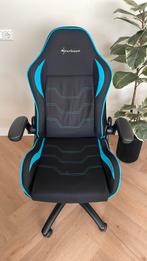 Gamestoel sharkoon, Huis en Inrichting, Bureaustoelen, Ophalen, Gebruikt, Zwart, Gaming bureaustoel