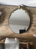 Antieke spiegel, Antiek en Kunst, Ophalen, Ovaal, Minder dan 50 cm, Minder dan 100 cm