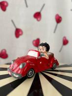 BETTY BOOP - Kever Cabrio | Vintage | Auto | Spaarpot | Rood, Ophalen of Verzenden, Gebruikt, Steen, Aardewerk of Keramiek, Strip- of Tekenfilmfiguur