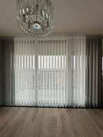 Mooie wit-grijze inbetween Gordijnen te koop!, Ophalen, 200 cm of meer, Wit, Zo goed als nieuw