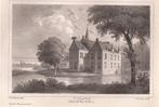 Kasteel Maurick in Noord-Brabant Vught 1846 Litho, Ophalen of Verzenden