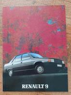 leuke Renault 9 model 1984 folder o.a. GTS, Ophalen of Verzenden, Zo goed als nieuw, Renault