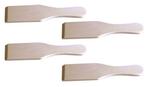 Gourmet spatels hout 4 stuks, Ophalen of Verzenden, Nieuw