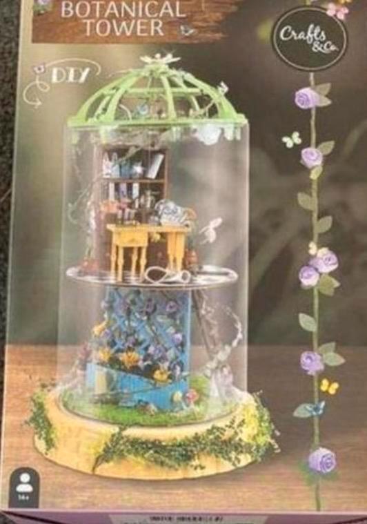 DIY Miniatuur Huisje - Botanic Tower, Hobby en Vrije tijd, Modelbouw | Auto's en Voertuigen, Nieuw, Overige typen, Groter dan 1:32
