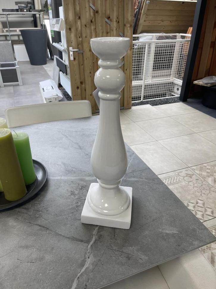 Pottery Pots Candy M Candle Holder – Glossy White 5116 cm, Huis en Inrichting, Woonaccessoires | Kandelaars en Kaarsen, Nieuw