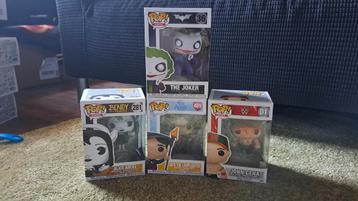 Diverse Pop Funkos beschikbaar voor biedingen