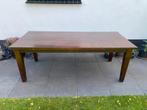 Hardhouten Tafel - Kantoor, Eetkamer, Buiten, Huis en Inrichting, Tafels | Eettafels, Ophalen, Gebruikt, Teakhout, 50 tot 100 cm