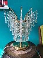 RETRO: Vintage Kristal Lamp, Ophalen of Verzenden, Zo goed als nieuw, Glas, Minder dan 50 cm