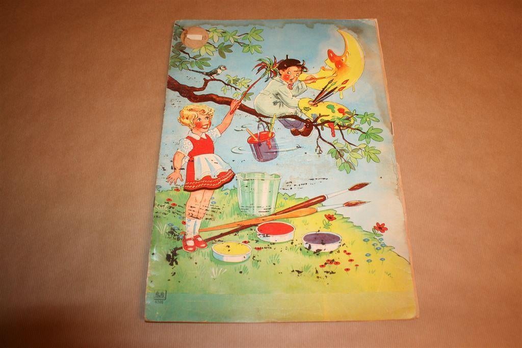 Zeldzaam kleurboek - Ongebruikt - Circa 1930 !!, Ophalen of Verzenden, Gelezen