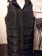 Zwarte lange bodywarmer. XL., Kleding | Dames, Bodywarmers, Ophalen of Verzenden, Zo goed als nieuw, Zwart