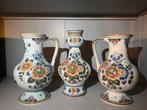 Set van 2 Delft polychroom vazen/kan – Holland Handwerk, Antiek en Kunst, Ophalen of Verzenden