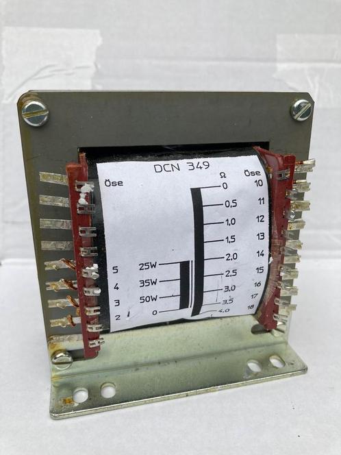 Dynacord DCN 349 audiotransformator 50 W/100 V, Hobby en Vrije tijd, Elektronica-componenten, Nieuw, Ophalen of Verzenden