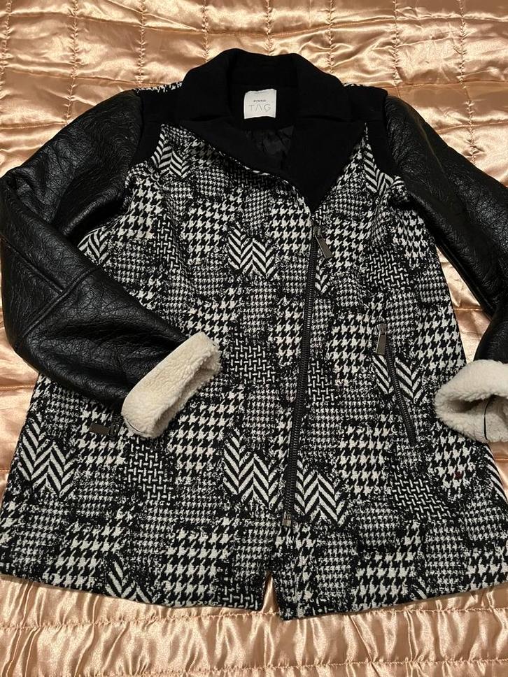 Pinko super leuke jas/,maat 40, Kleding | Dames, Jassen | Winter, Zo goed als nieuw, Maat 38/40 (M), Zwart, Verzenden