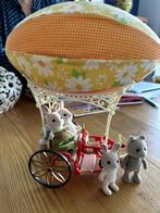 Sylvanian family met luchtballon fiets of zeppelin, Ophalen of Verzenden, Zo goed als nieuw