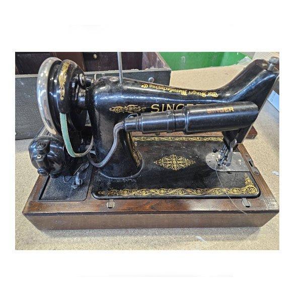 Antieke Singer naaimachine, Huis en Inrichting, Woonaccessoires | Overige, Gebruikt, Ophalen of Verzenden