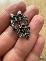 Vintage Franklin Mint 925 zilver kettinghanger met robijn, Ophalen of Verzenden, Zo goed als nieuw, Zilver