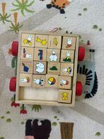 Nijntje Houten Kar met Blokjes, Ophalen of Verzenden, Puzzelen