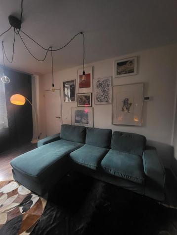 Ikea KIVIK hoekbank groen - afbeelding 3