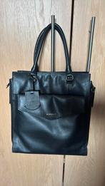 Burkely tas laptoptas zwart, Ophalen of Verzenden, Zo goed als nieuw, Zwart, Handtas