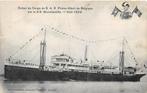 A007 Passagiersschip stoomboot SS Bruxellesville 1909 Anvers, Ophalen of Verzenden, 1920 tot 1940, Gelopen
