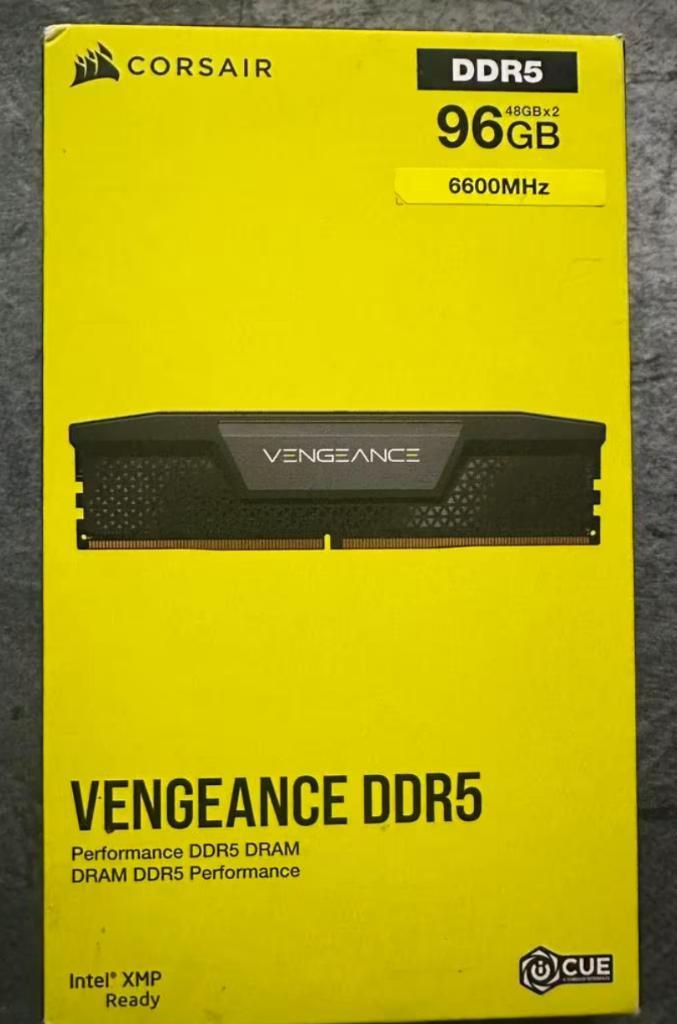 Corsair Vengeance 96GB(2x48GB)DDR5 6600Mhz Cas32 Intel NIEUW, Computers en Software, RAM geheugen, Nieuw, Desktop, 32 GB, DDR5