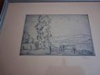 Rudolf Koch, ets ingelijst, Duitsland, lijst ca. 42 x 32 cm, Antiek en Kunst, Ophalen of Verzenden