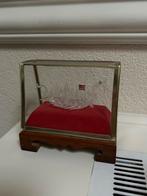 Vintage Thaise Glazen Koninklijke Drakenboot, Antiek en Kunst, Kunst | Beelden en Houtsnijwerken, Ophalen of Verzenden