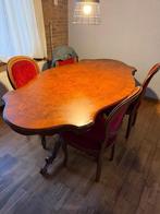 Antieke tafel met 4 stoelen, Ophalen