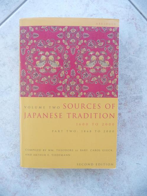 Sources of Japanese tradition 1600 to 2000 Volume 2., Boeken, Schoolboeken, Zo goed als nieuw, Engels, Overige niveaus, Ophalen of Verzenden