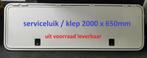 Serviceluik / klep 2000x650mm met paneel - voorraad + sloten, Ophalen, Nieuw