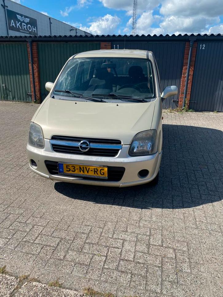 Opel Agila 1.2 I 16V 2004 apk nieuw airco, Auto's, Opel, Bedrijf, Benzine, D, Hatchback, Handgeschakeld, Origineel Nederlands