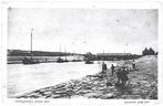 958083	Katwijk aan Zee	Uitmonding oude Rijn	. Postzegel gede
