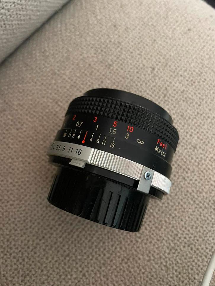 Canon FD 50mm f/1.8 lens, Audio, Tv en Foto, Fotocamera's Analoog, Zo goed als nieuw, Spiegelreflex, Canon, Ophalen of Verzenden