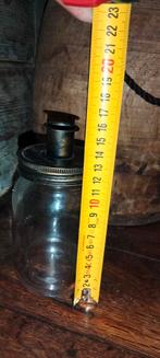 Leuke brocante kandelaar a potje, Antiek en Kunst, Ophalen of Verzenden