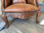 Antieke Baardman Stoel oorfauteuil, Antiek en Kunst, Ophalen