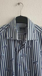 McGregor gestreept overhemd met rozen, maat XL, Ophalen of Verzenden, Zo goed als nieuw, Halswijdte 43/44 (XL), McGregor
