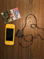 Nintendo Switch lite met Minecraft game, Spelcomputers en Games, Ophalen of Verzenden, Geel, Zo goed als nieuw