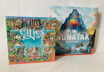 Bordspelbundel Cities + Nunatak - Nieuw in doos beschikbaar voor biedingen