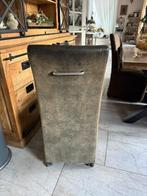 6 eetkamer stoelen, Huis en Inrichting, Stoelen, Ophalen, Gebruikt, Bruin, Stof