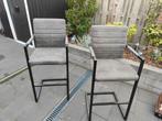 2 mooi hoge barstoelen, Huis en Inrichting, Barkrukken, 2 krukken, Ophalen, Zo goed als nieuw, 60 tot 90 cm