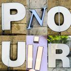 Vintage Retro Reclame Licht letters, Verzamelen, Merken en Reclamevoorwerpen, Ophalen, Gebruikt, Reclamebord