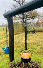 Antieke ketel haak voor schouw of openvuur buiten, Antiek en Kunst, Antiek | Gereedschap en Instrumenten, Ophalen of Verzenden