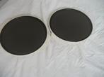 2 kunststof warmhoud plateau. rond 26 cm., Ophalen of Verzenden, Zo goed als nieuw