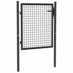 Gaaspoort 100x125 cm gegalvaniseerd staal grijs, Tuin en Terras, Tuinpoorten, Verzenden, Nieuw, Looppoort, 150 tot 200 cm