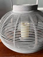 Sfeervolle taupe lantaarn kandelaar windlicht kaarsenhouder, Ophalen, Overige materialen, Overige kleuren, 25 tot 50 cm