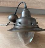 Leuke bronskleurige hanglamp aangeboden, Ophalen, Zo goed als nieuw, Metaal