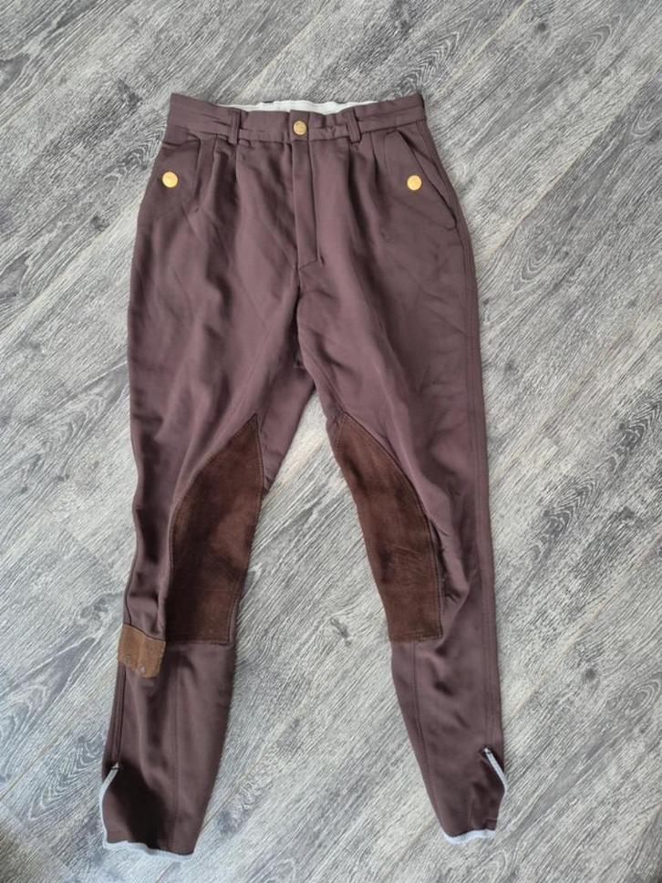 Kentucky bruine winter rijbroek softshell/fleece 38, Dieren en Toebehoren, Paardrijkleding, Zo goed als nieuw, Dames, Onderkleding