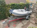 Rib met 8 pk Yamaha en trailer, Watersport en Boten, Rubberboten, Ophalen, Aluminium, Yamaha, Zo goed als nieuw