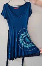 Desigual zomerjurk, maat S blauw, Maat 38/40 (M), Blauw, Ophalen of Verzenden, Knielengte