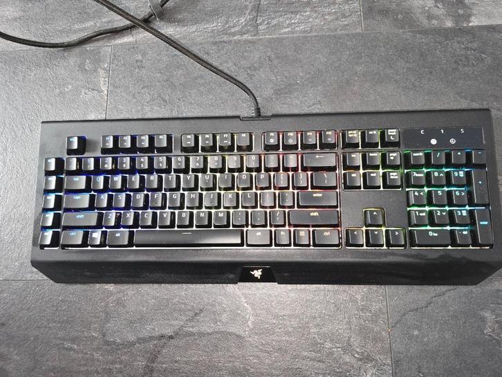 Razer BlackWidow Chroma (green switches), Computers en Software, Toetsenborden, Gebruikt, Qwerty, Bedraad, Gaming toetsenbord